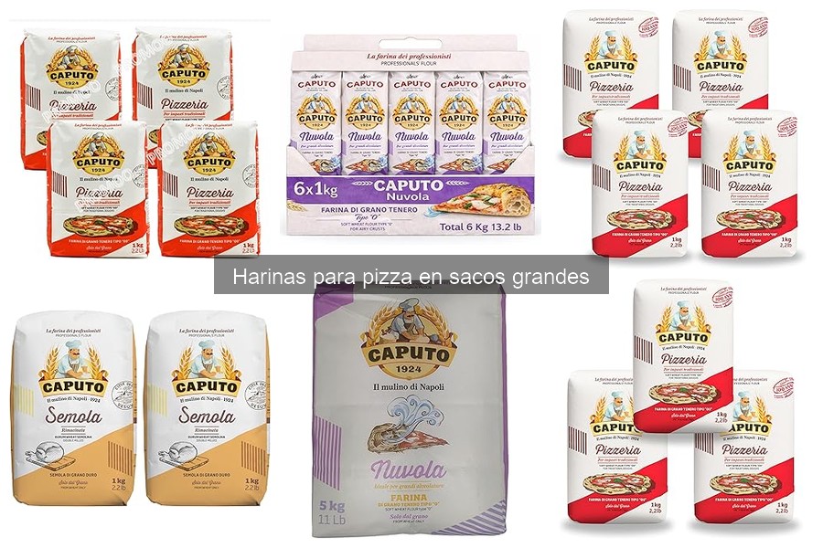 Tipos de harinas recomendadas para hacer pizza