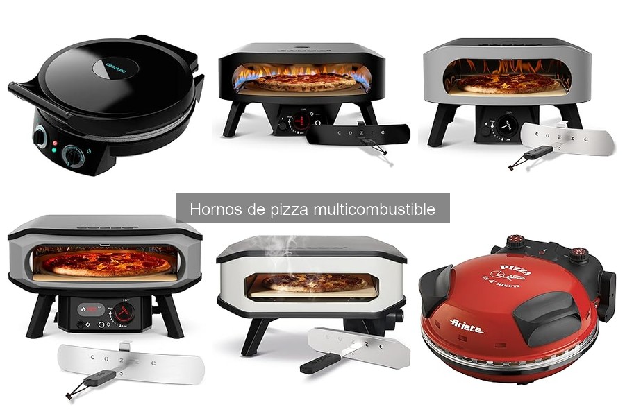 Tipos de hornos de pizza multicombustible: características y comparativa