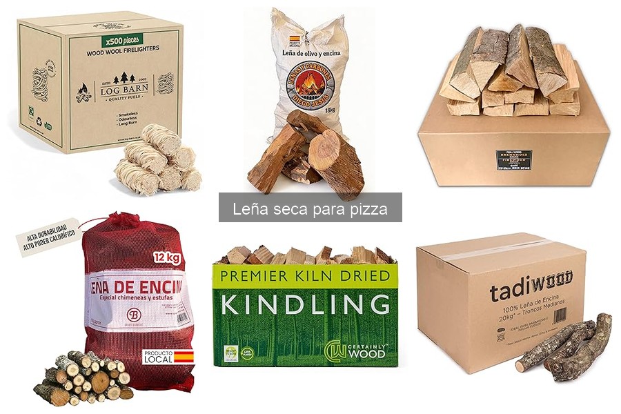 Tipos de leña seca ideal para hornos de pizza