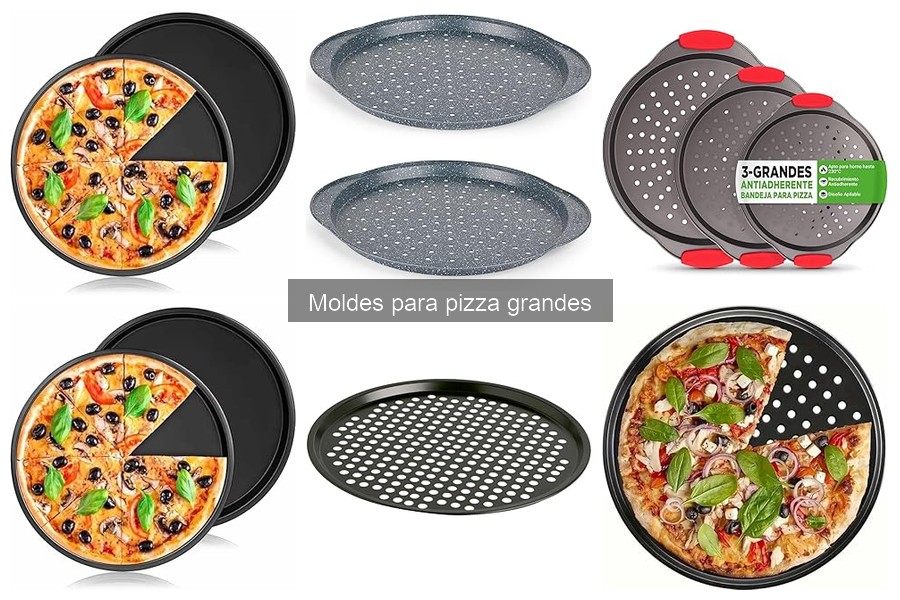 Tipos de moldes para pizza grandes: guía completa y comparativa