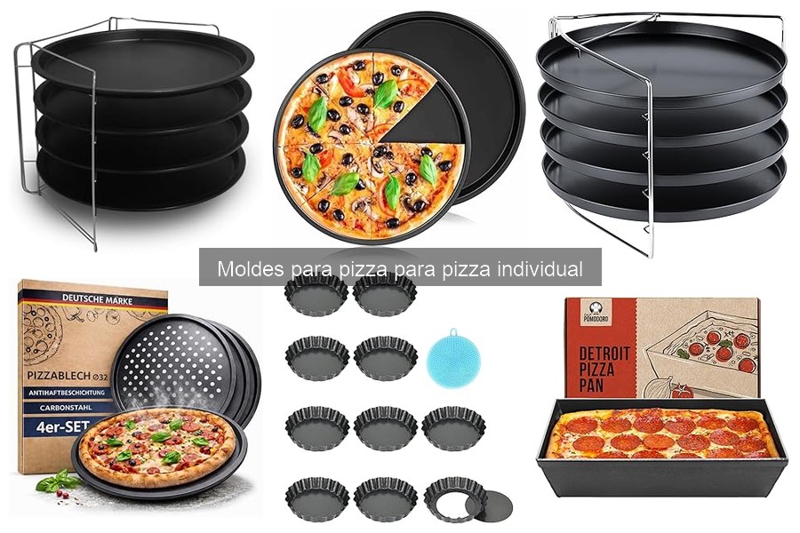 Tipos de moldes para pizza individual: metal, silicona y cerámica
