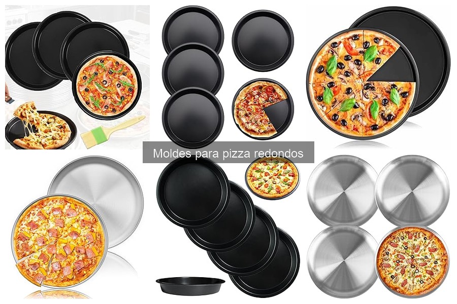 Tipos de moldes para pizza redondos y sus usos