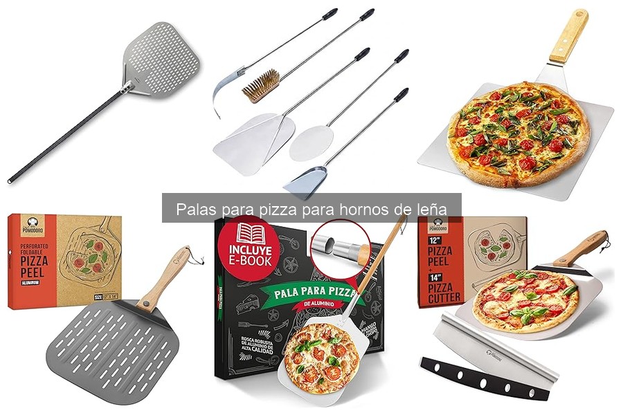 Tipos de palas para pizza: madera, metal y compuestos