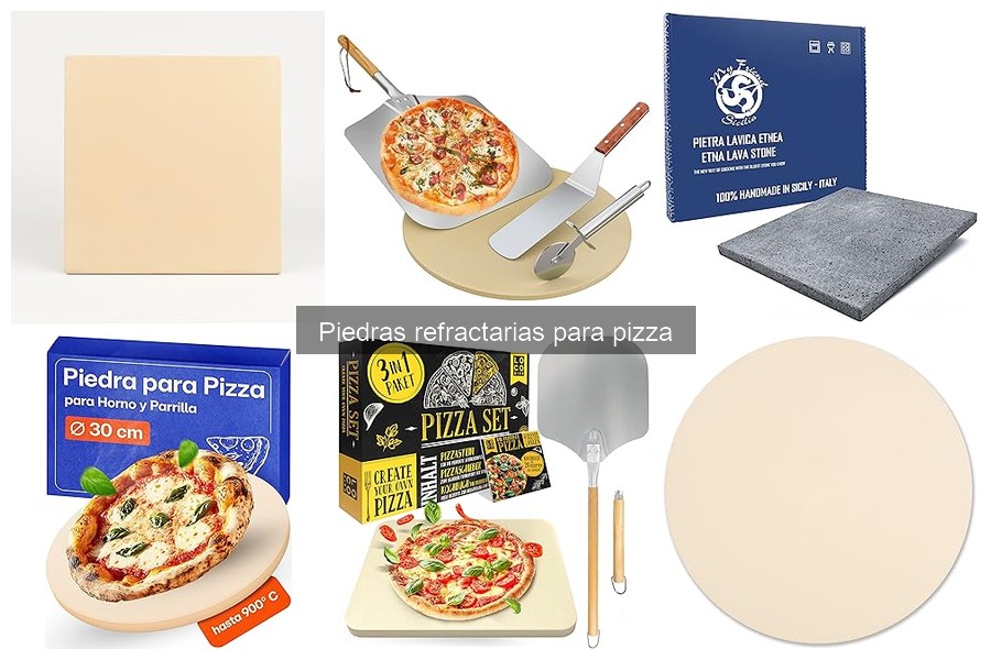 Tipos de piedras refractarias para pizza y sus características