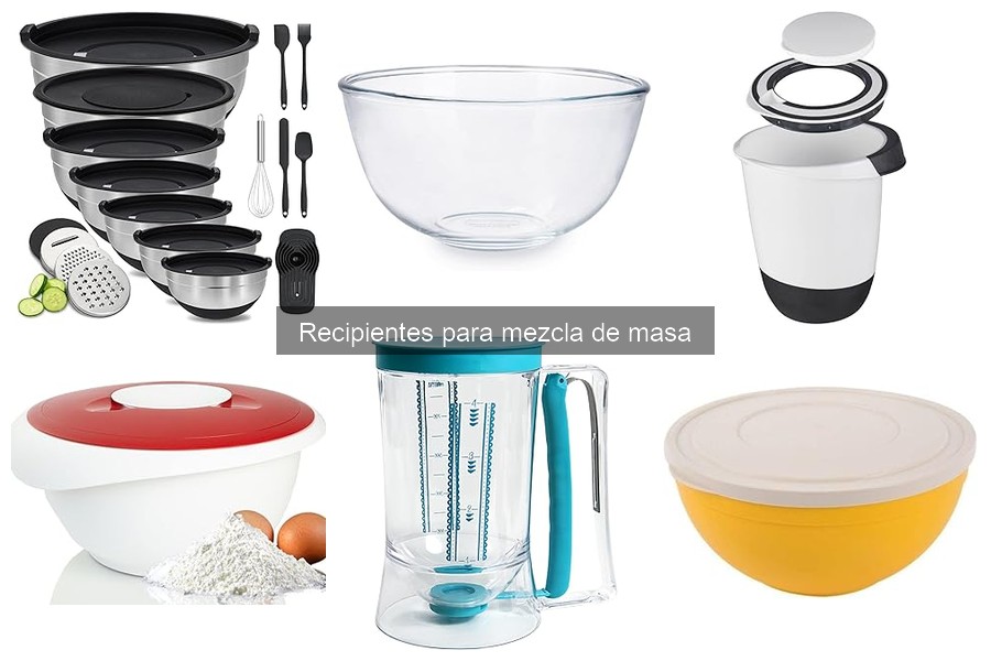 Tipos de recipientes para mezclar masa: ¿cuál elegir?