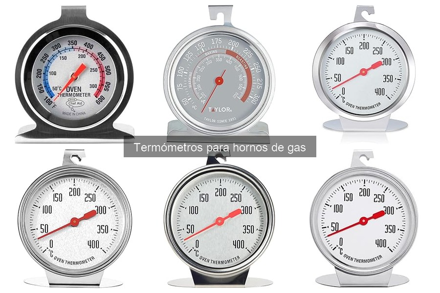 Tipos de termómetros para hornos de gas: digitales y analógicos