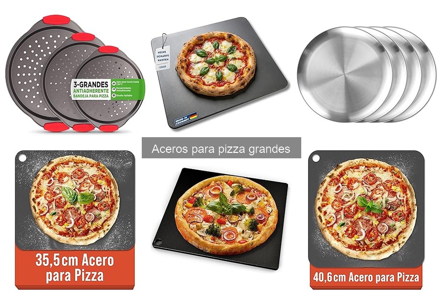 Todo sobre aceros para pizza grandes: ventajas y características