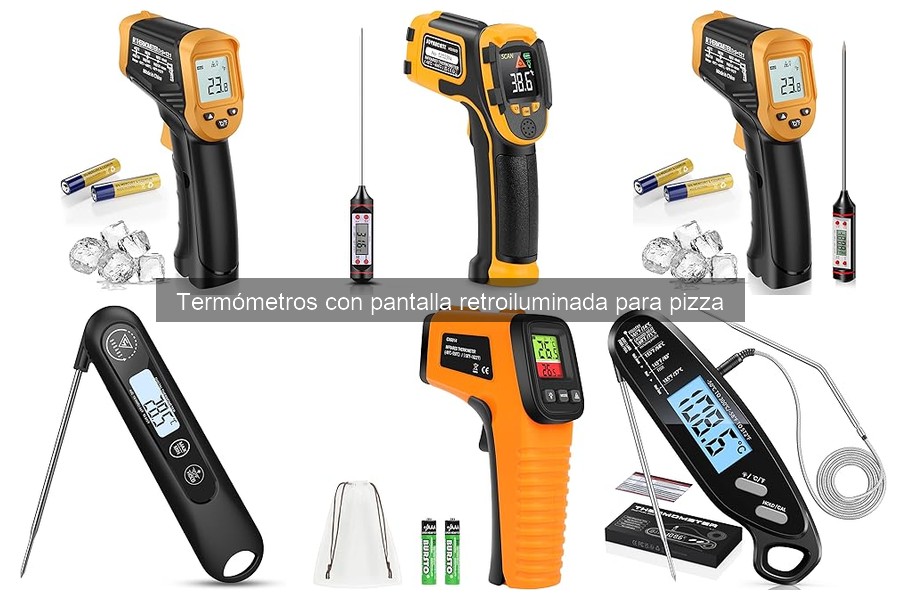 Top 5 errores al usar termómetros retroiluminados para pizza