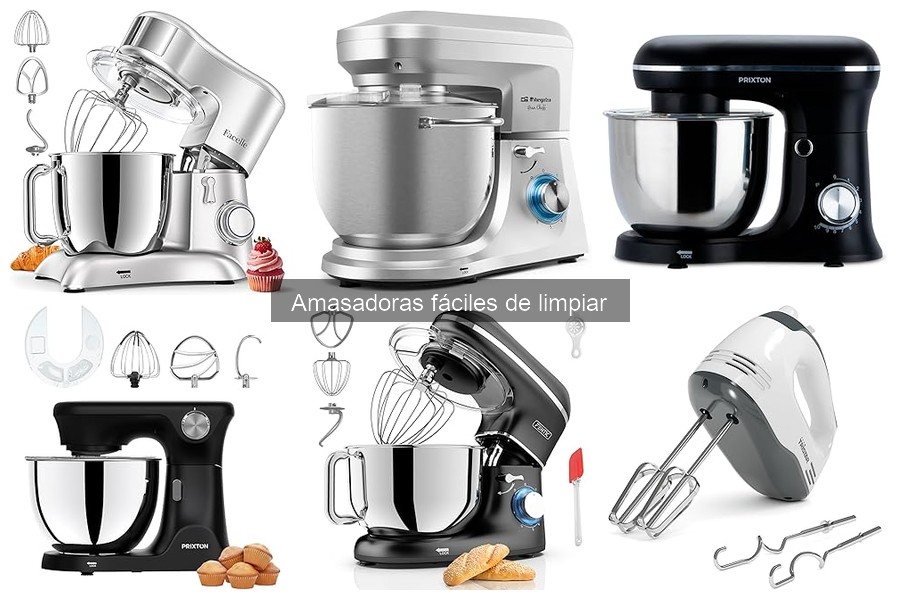 Ventajas de Amasadoras Fáciles de Limpiar para tu Cocina