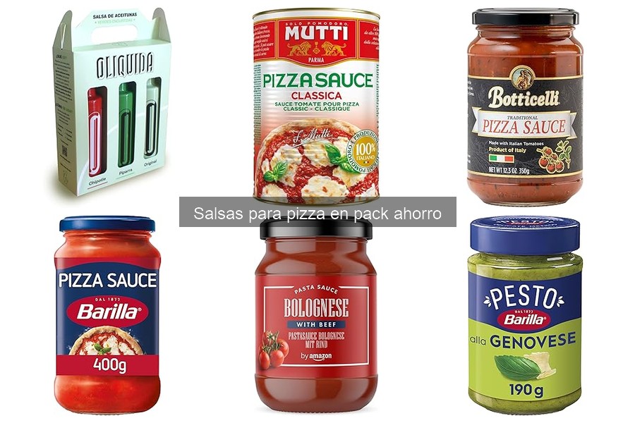Ventajas de elegir salsas para pizza en pack ahorro