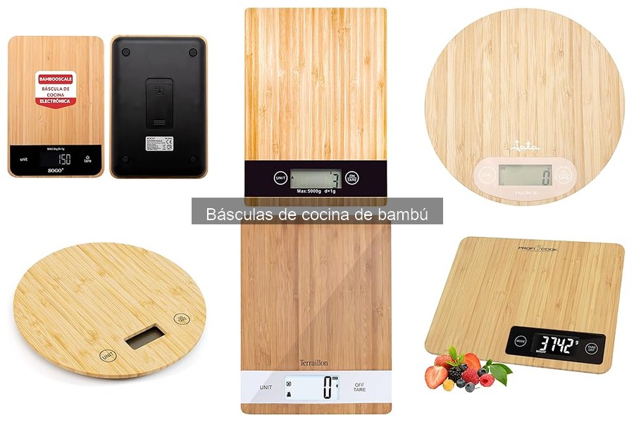 Ventajas de las Básculas de Cocina de Bambú frente a Otras