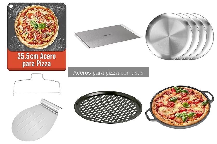 Ventajas de los aceros para pizza con asas en casa