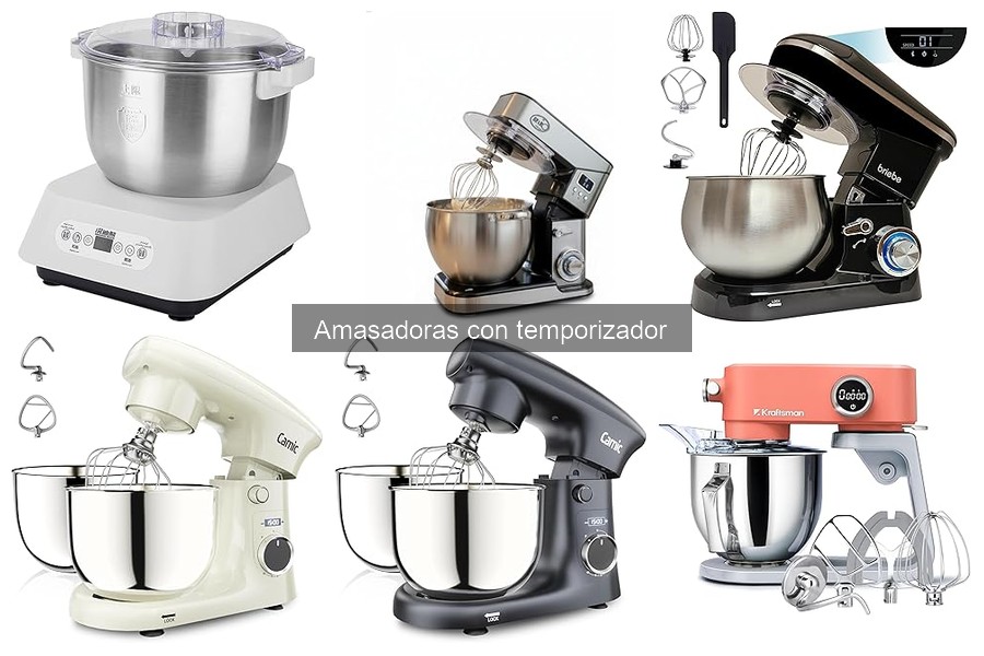 Ventajas de usar amasadoras con temporizador para tus recetas