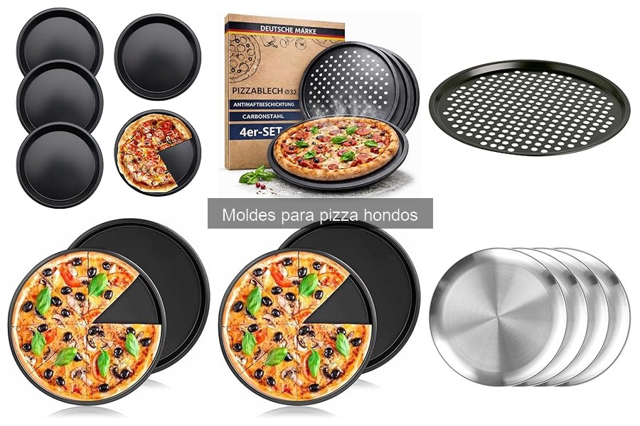 Ventajas de usar moldes para pizza hondos en casa