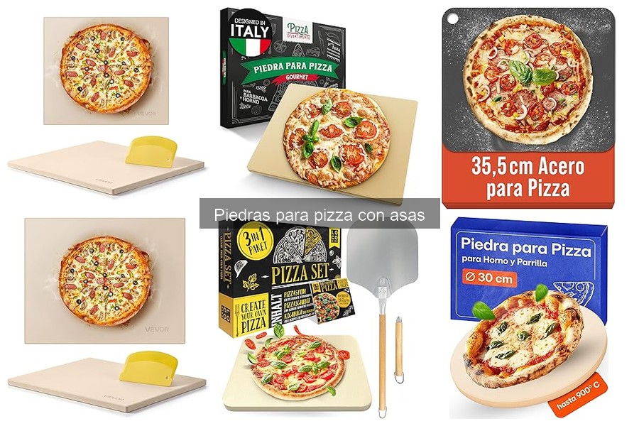 Ventajas de usar piedras para pizza con asas en casa
