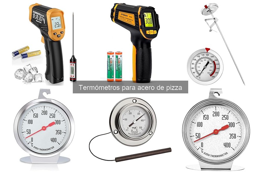 Ventajas de usar un termómetro para acero de pizza