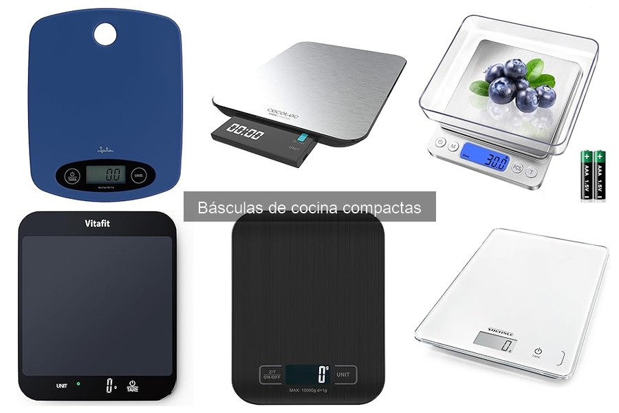Ventajas de usar una báscula de cocina compacta para tus recetas
