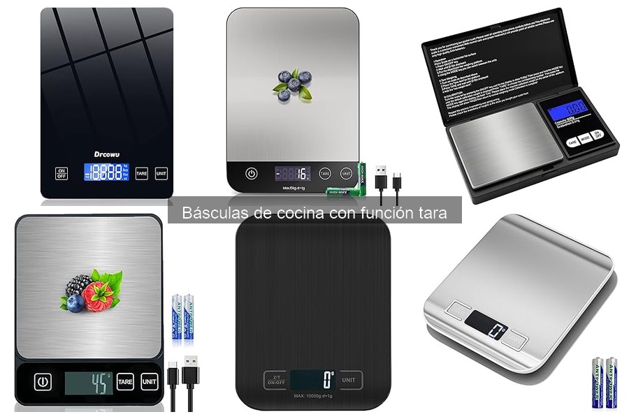 Ventajas de usar una báscula de cocina con función tara