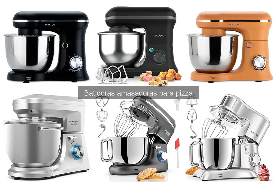 Ventajas de usar una batidora amasadora para hacer pizza