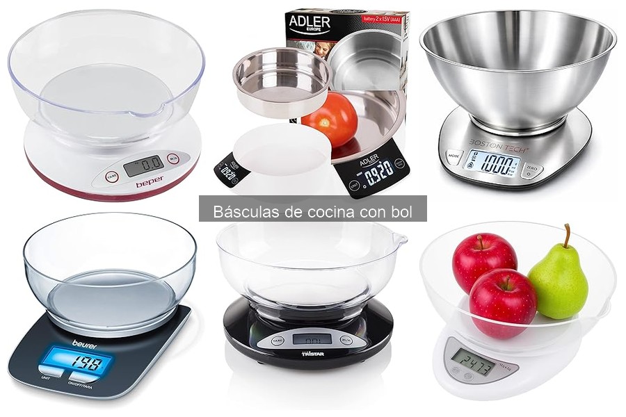 Ventajas y desventajas de las básculas de cocina con bol