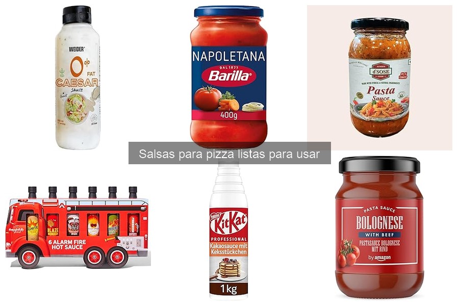 Ventajas y desventajas de las salsas para pizza listas